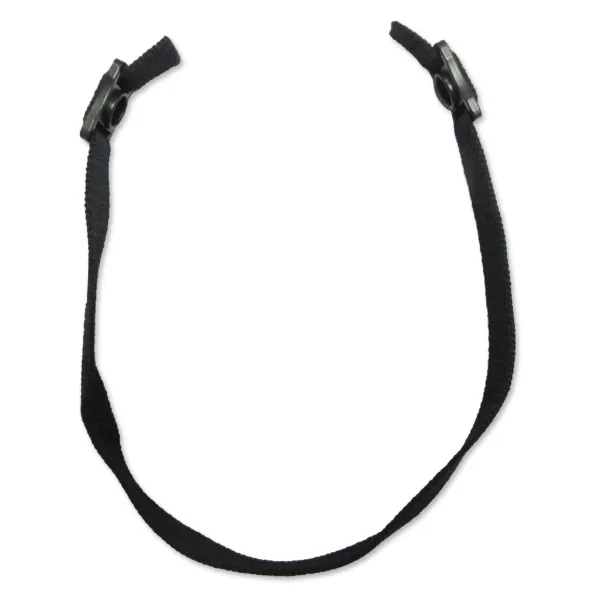 Chin Strap with 2 Slider Buckles Black CHINR-01 17" 6/PK