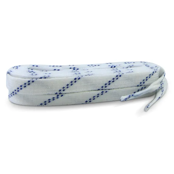 Pro Grade Molded Tip Waxed Laces White LPWMTW120 120" 24/CS