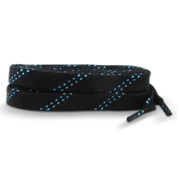 Pro Grade Molded Tip Un-Waxed Laces Black LPMTB84 84" 24/CS