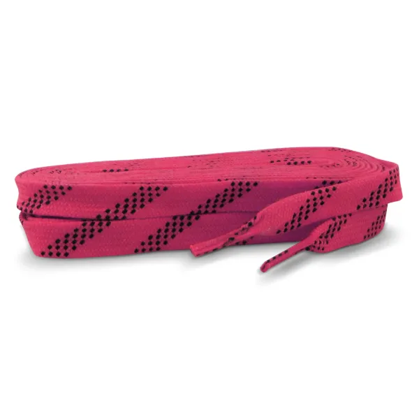 Standard Grade Molded Tip Waxed Laces Neon Pink LWMTR-18/108 108" 6/BX